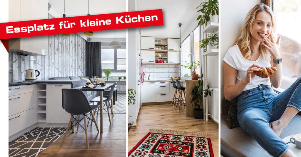 Der richtige Essplatz für kleine Küchen