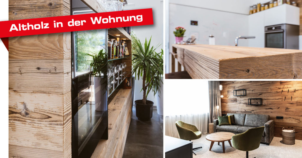 Altholz in der Wohnung