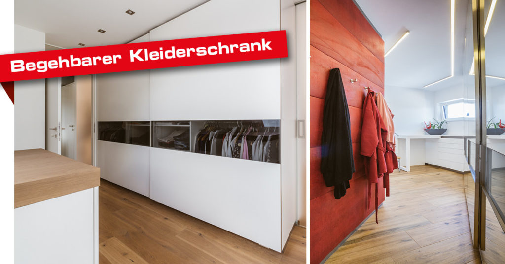 begehbarer Kleiderschrank Faustmann Möbelmanufaktur